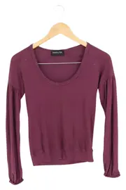 Vorschaubild 1 von Langarmshirt Damen Gr. 34;XS Lila Casual Elegant