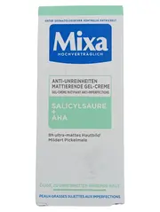 Vorschaubild 1 von Mixa Anti-Unreinheiten Mattierende Gel-Creme Salicylsäure AHA 50ml