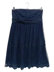 Vorschaubild 1 von Damen Spitzenkleid Blau Gr. 42;XL Elegant Bohemian Minikleid