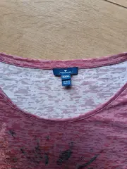 Vorschaubild 4 von Damen T-Shirt Rosa mit Print Gr. 46/3XL Casual