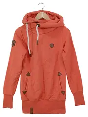 Vorschaubild 1 von Kapuzenpullover Damen Gr. 36/S Orange Streetwear Hoodie