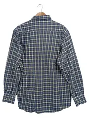 Vorschaubild 2 von Herren Freizeithemd Kariert Blau Gr. 41;M Baumwolle Klassisch