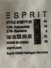 Vorschaubild 4 von Damen Slip Gr. 44 XXL Weiß Basic 73% Polyamid 27% Elasthan