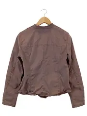 Vorschaubild 2 von Damen Sweatjacke Gr. 38;M Braun Casual Reißverschluss