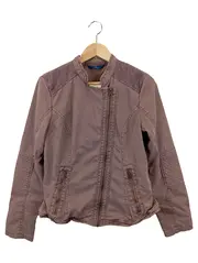 Vorschaubild 1 von Damen Sweatjacke Gr. 38;M Braun Casual Reißverschluss