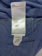 Vorschaubild 5 von Damen Pullover Gr. 36/S Blau Lochmuster Klassisch