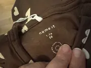 Vorschaubild 2 von Baby Body Langarm Gr. 56 Braun Herzen Rüschen Mädchen Bio