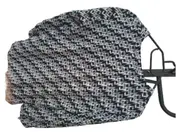 Vorschaubild 4 von Bluse Damen Gr. 40 L Modern Mehrfarbig Grafisches Muster 3/4-Arm