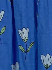 Vorschaubild 4 von Kinder Freizeitkleid Mädchen Blumenmuster Gr. 122 Blau