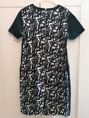 Vorschaubild 2 von Damen Businesskleid Gr. 42 XL Mehrfarbig Grafisch Modern