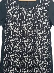 Vorschaubild 4 von Damen Businesskleid Gr. 42 XL Mehrfarbig Grafisch Modern