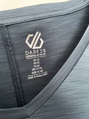 Vorschaubild 5 von Damen Sport Shirt Gr. 42 Blau Funktionsshirt Sportlich