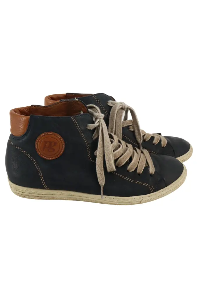 PAUL GREEN Sneaker high Damen Blau Casual Streetwear Schnürschuhe - Main Image