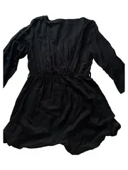 Vorschaubild 2 von Damen Wickelkleid Freizeitkleid Gr. 36/S Schwarz Casual