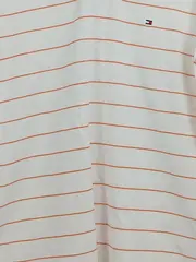 Vorschaubild 3 von Herren Poloshirt gestreift Gr. 48/M Weiß Casual
