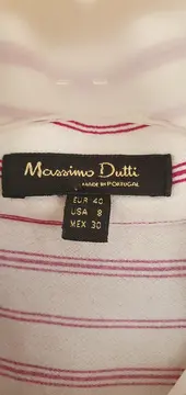 Vorschaubild 7 von Damen Hemdbluse gestreift Gr. 40 L Business Viskose Weiß