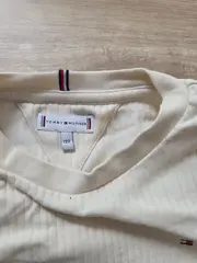 Vorschaubild 3 von T-Shirt Kinder Mädchen Gr. 122 Weiß Rippstrick