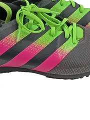 Vorschaubild 3 von Damen Fußballschuhe Gr. 42 Schwarz Grün Pink Sportlich Rasen Kunstrasen