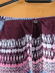 Vorschaubild 4 von Damen Bluse Langarm Ethno Bohemian Mehrfarbig Gr. 40 L