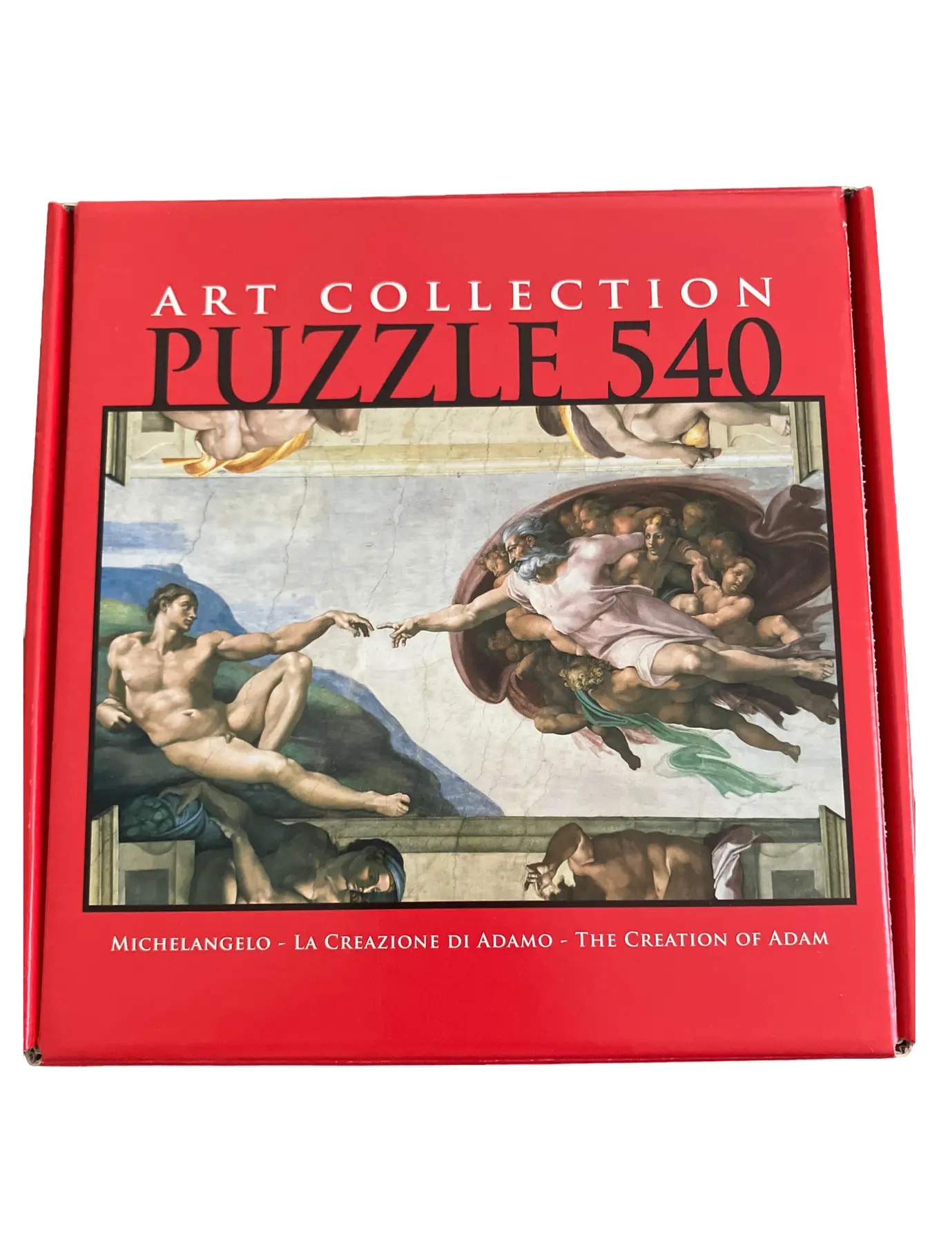 ART COLLECTION Puzzle 540 Teile Michelangelo Erschaffung Adams Renaissance Kunst