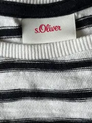 Vorschaubild 4 von Kinder Langarmshirt gestreift Weiß Gr. 164 Casual Baumwolle