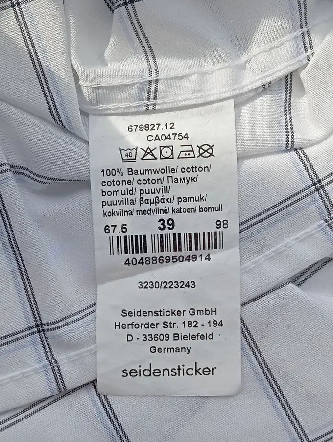 SEIDENSTICKER Business Hemd Bild 4