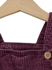 Vorschaubild 4 von Mädchen Latzkleid Cord Katze Gr. 92 Lila Freizeit Herbst Winter