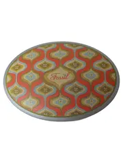 Vorschaubild 1 von Schmuckschatulle Oval Vintage Mehrfarbig Grafisch Stoff