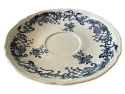 Vorschaubild 1 von Valeria Untersetzer Porzellan Weiß Blau Blumen Klassisch 14.5cm
