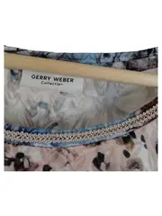 Vorschaubild 7 von Damen T-Shirt Blumenmuster Glitzer Kurzarm Mehrfarbig Gr. 40