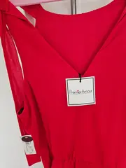 Vorschaubild 3 von Maxikleid Rot Gr. 42 Festlich Ärmellos