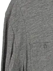 Vorschaubild 3 von Poloshirt Herren Langarm Grau Meliert Gr. 56 XL