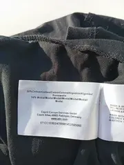 Vorschaubild 4 von Freizeitkleid Damen Gr. 36/S Schwarz Elegant Midikleid Raffungen