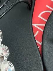 Vorschaubild 3 von Ivete Sangalo Damen Zehentrenner Gr. 40 Schwarz Silber Strass