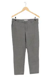 Vorschaubild 1 von Damen Stoffhose Gr. 38 M Schwarz Modern Preppy Muster
