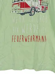 Vorschaubild 3 von T-Shirt Kinder Jungen Tiermotiv Schriftzug Grün Gr. 122