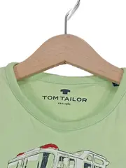 Vorschaubild 4 von T-Shirt Kinder Jungen Tiermotiv Schriftzug Grün Gr. 122