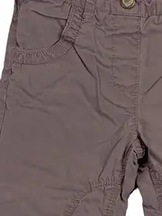 Vorschaubild 3 von Mädchen Stoffhose Caprihose Gr. 86 Braun Rosa Kariert