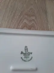 Vorschaubild 3 von Röslau Bavaria Servierteller Porzellan Blumenmuster Rosa Weiß