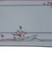 Vorschaubild 2 von Röslau Bavaria Servierteller Porzellan Blumenmuster Rosa Weiß