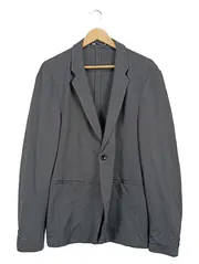 Vorschaubild 1 von Herren Sakko Blazer Grau Gr. M Business Einknopf