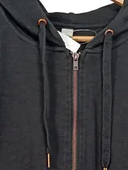 Vorschaubild 3 von Bench Damen Sweatjacke Kapuzenjacke Gr. 38/M Schwarz Hoodie Zip