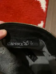 Vorschaubild 3 von Damen Stiefelette Lackleder Braun Gr. 37 Blockabsatz Kette