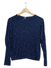 Vorschaubild 1 von TCM Mädchen Langarmshirt Gr. 146/152 Blau Punkte Viskose
