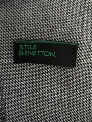Vorschaubild 5 von BENETTON Businesskleid Damen Gr. 32/XXS Grau Kurzarm Elegant