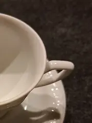 Vorschaubild 4 von Classic Kaffeetasse mit Untertasse Weiß Porzellan Germany