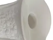 Vorschaubild 3 von KAISER Kerzenhalter Weiß Klassisch Blumen Relief Kerzenständer