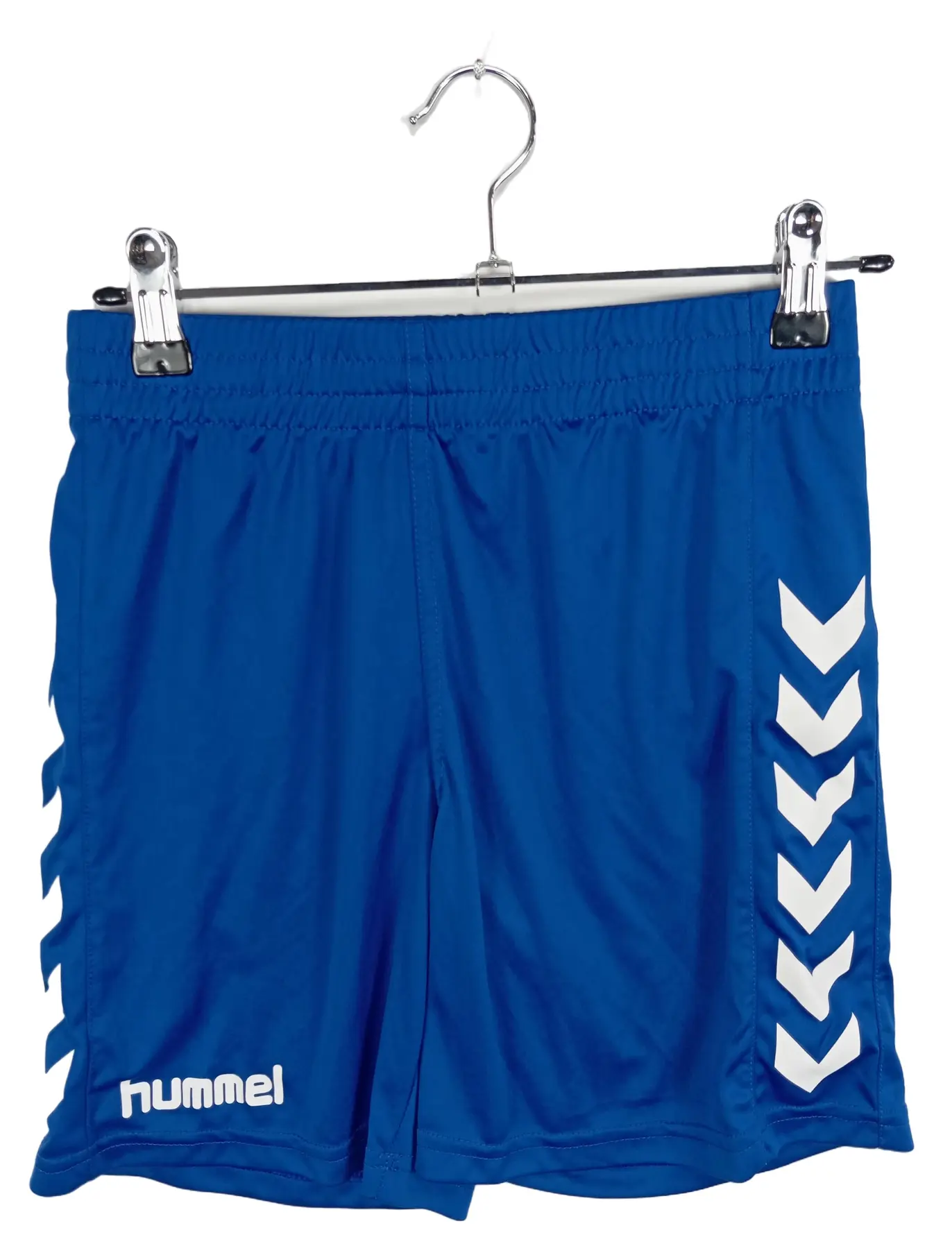 M.I. HUMMEL Hummel Kinder Sport Shorts Blau Gr. 140 Logo Print Polyester Hose
