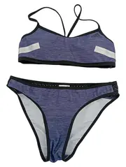 Vorschaubild 1 von Bikini Damen Sport Badeanzug Gr. 36 Blau Meliert