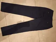 Vorschaubild 4 von Damen Stoffhose Chino Gr. 38 Navy Blau Baumwolle Casual